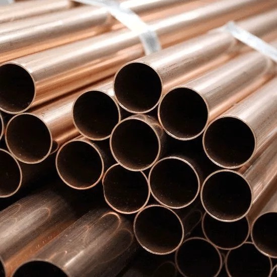 Медная тянутая труба круглая