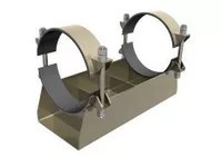 Корпусная хомутовая опора