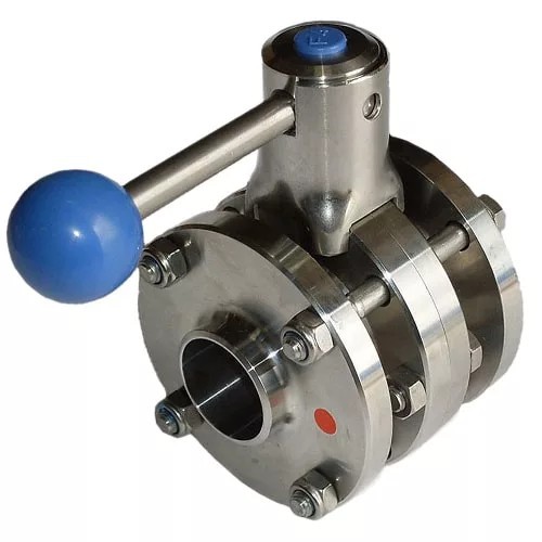 Дисковый межфланцевый кран