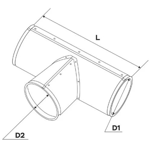 Оболочки на теплоизоляционные равнопроходные тройники