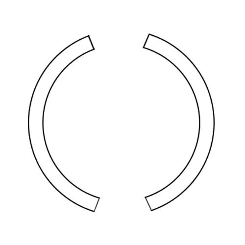 Полукольцо для пружинного блока