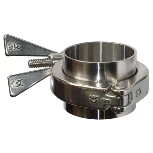 Приварной патрубок зажимного соединения CLAMP