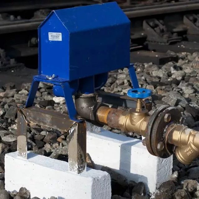 Колонка шланговой очистки стрелок